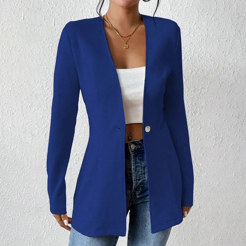 Alivienne - Taillierter Ein-Knopf-Blazer