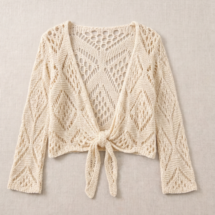 Aravelle - Offener Strick-Cardigan