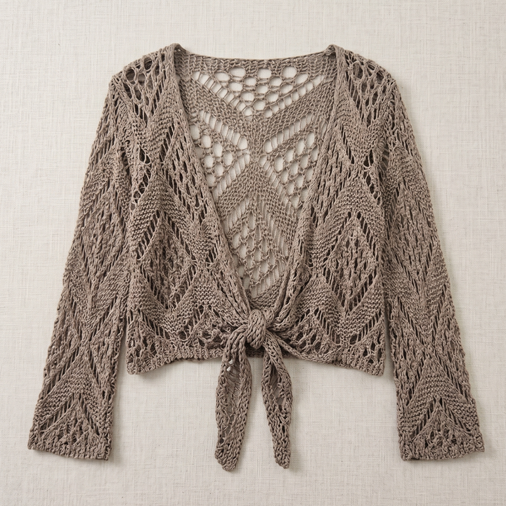 Aravelle - Offener Strick-Cardigan