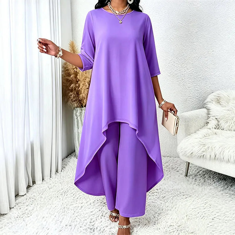 Laurivelle - Soft-Touch-Maxikleid in Plus Size