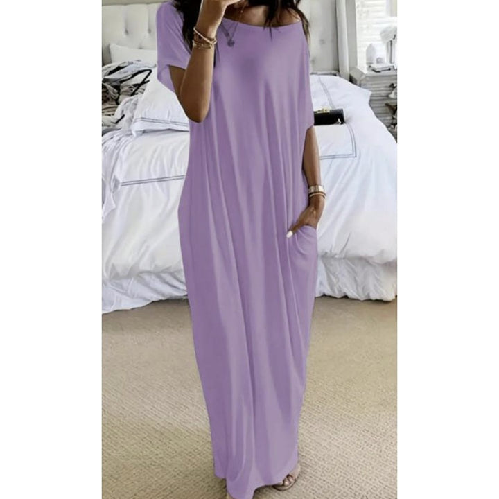 Adalynne - Lässiges Off-Shoulder-Maxikleid