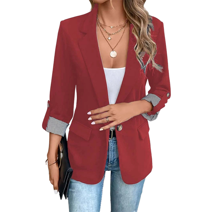 Neravelle - Taillierter Blazer mit hochgekrempelten Ärmeln