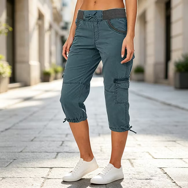 Astrelia - Cargo-Caprihose im Utility-Stil