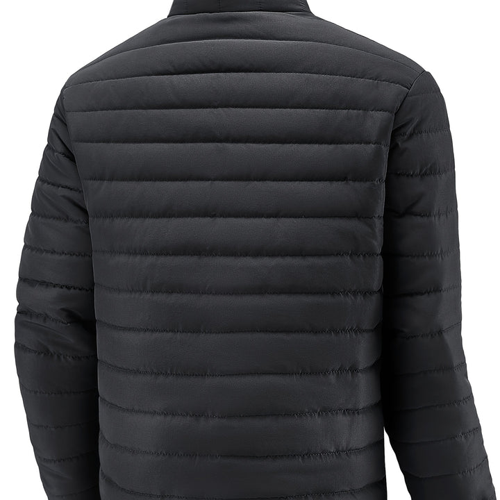 Cael - Strukturierte Stehkragenjacke