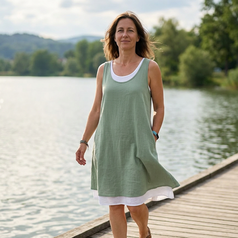 Beatrixa - Leichtes Midikleid