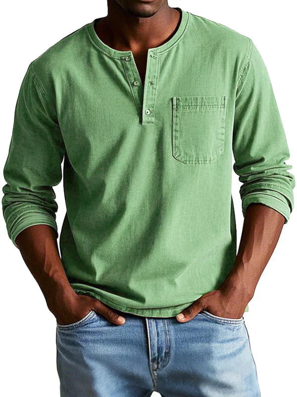 Emmett - Weiches Henley-Shirt