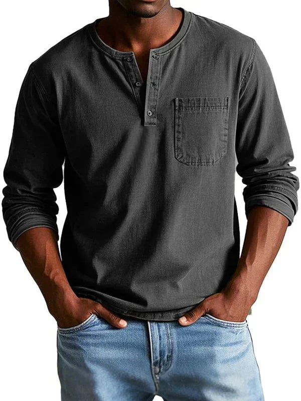 Emmett - Weiches Henley-Shirt