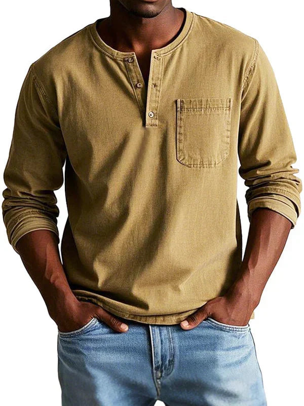 Emmett - Weiches Henley-Shirt