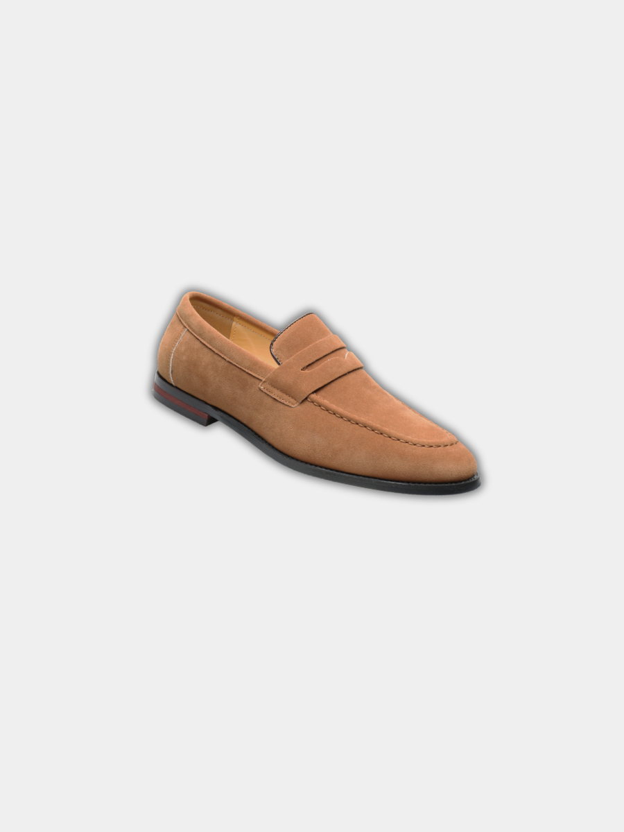 Aberic - Samtige Penny-Loafer