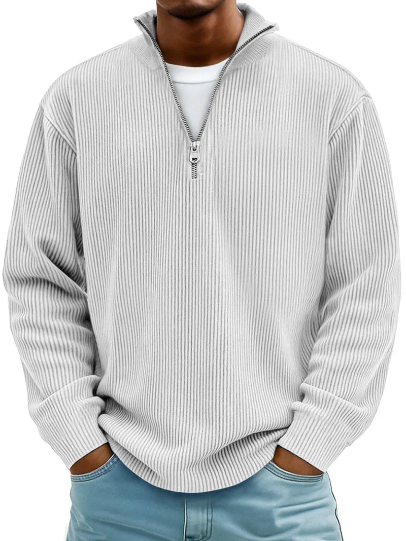 Blackden - Rippstrick-Half-Zip-Pullover