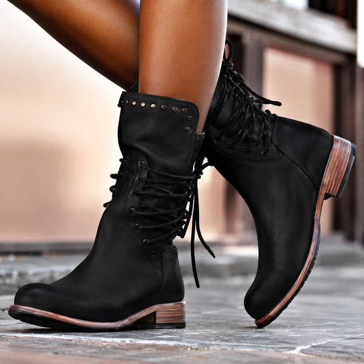 Amelisse - Komfortable Stiefeletten mit Fleecefutter