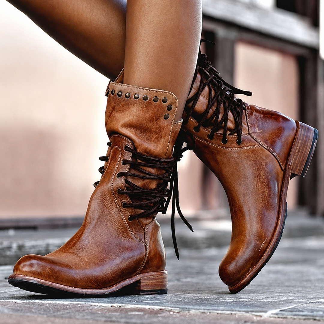 Amelisse - Komfortable Stiefeletten mit Fleecefutter