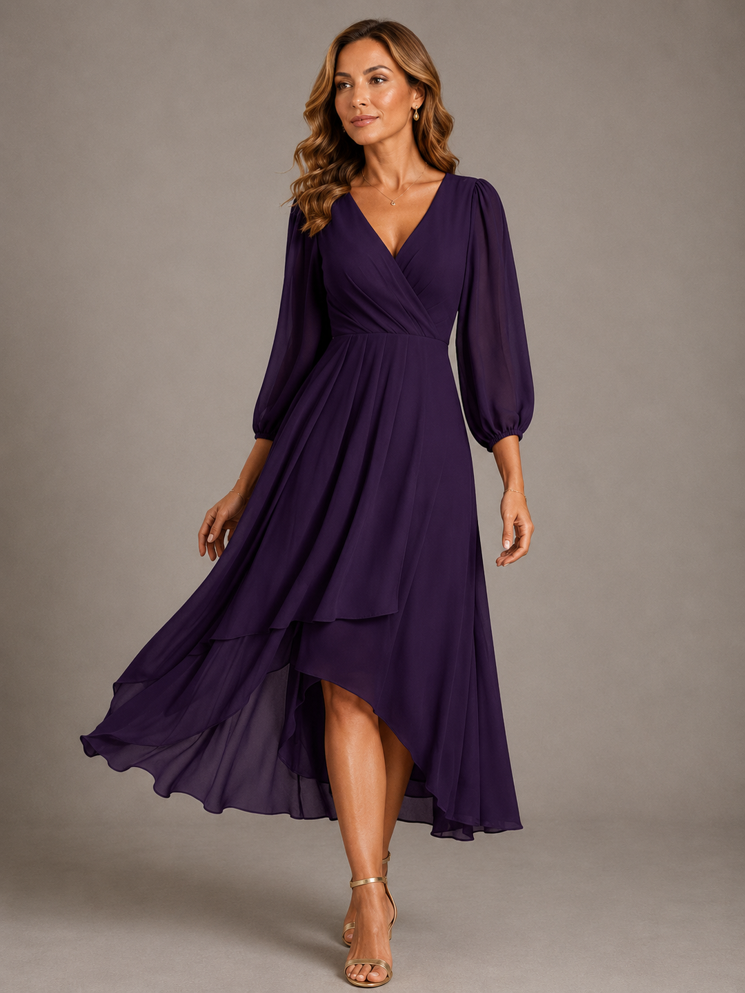 Sabriel - fließend fallendes Maxikleid
