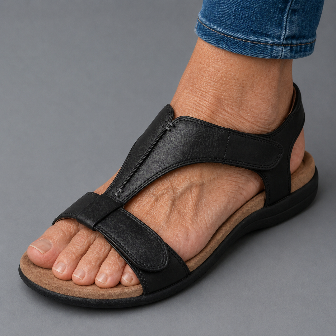 Kaelisse - gepolsterte Riemchensandalen