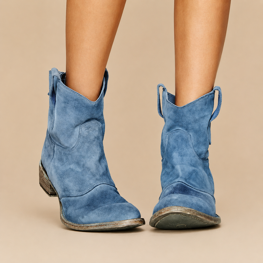 Avelina - Premium Stiefeletten mit niedrigem Absatz
