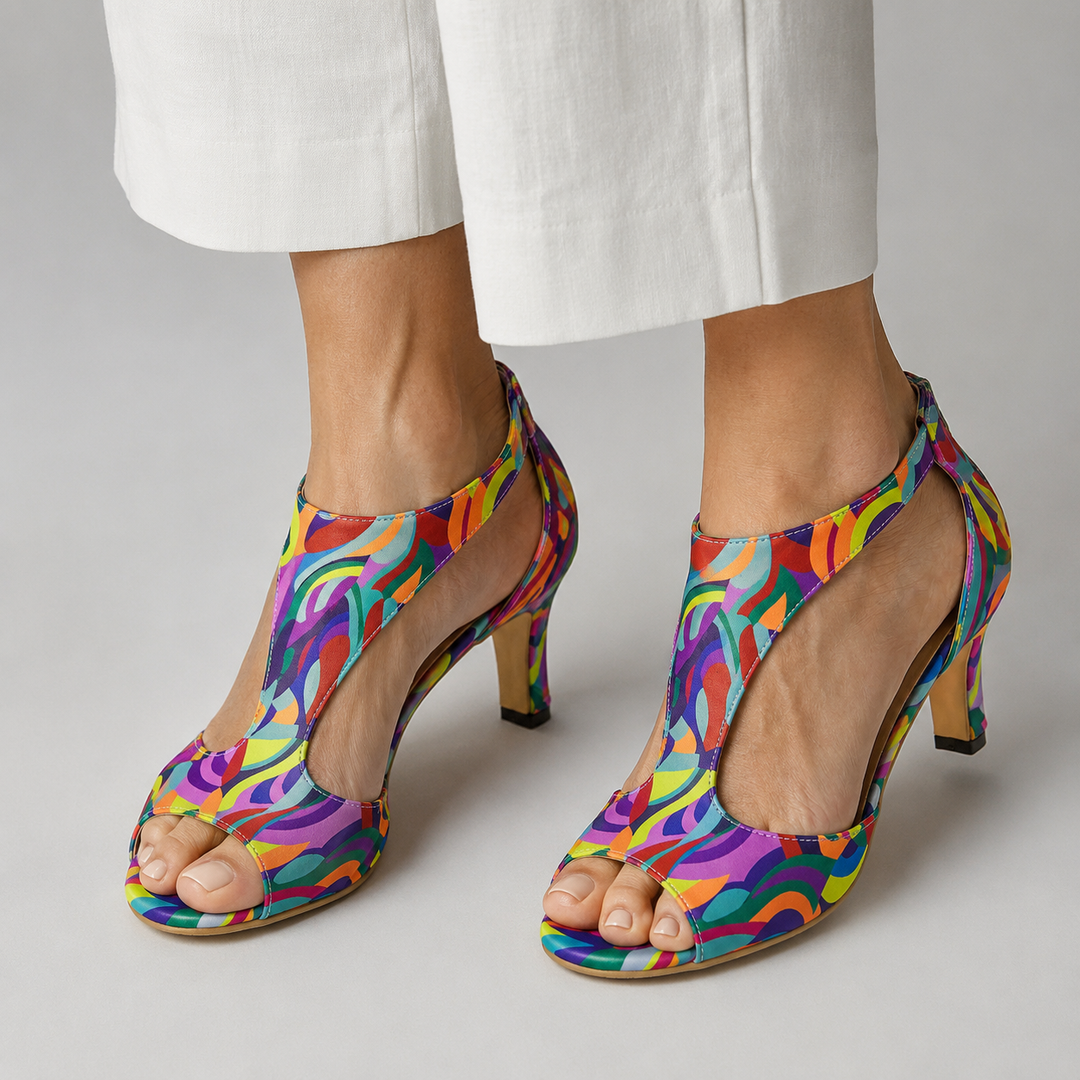 Corabelle - Elegante T-Riemen-Sandaletten