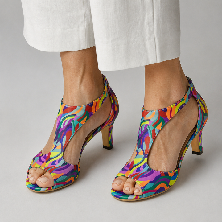Corabelle - Elegante T-Riemen-Sandaletten