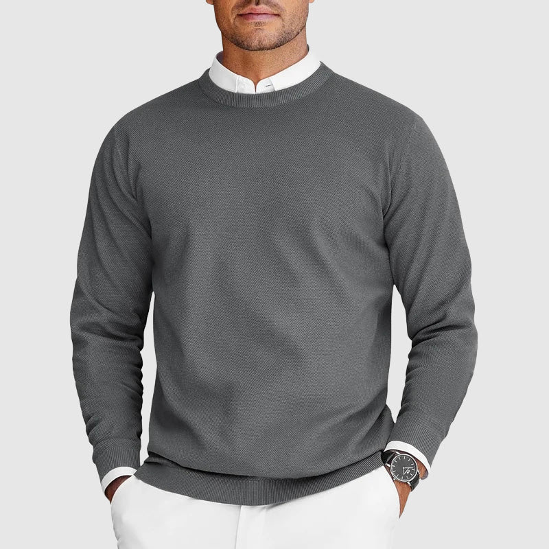 Corvyn - Soft-Touch-Rundhalspullover