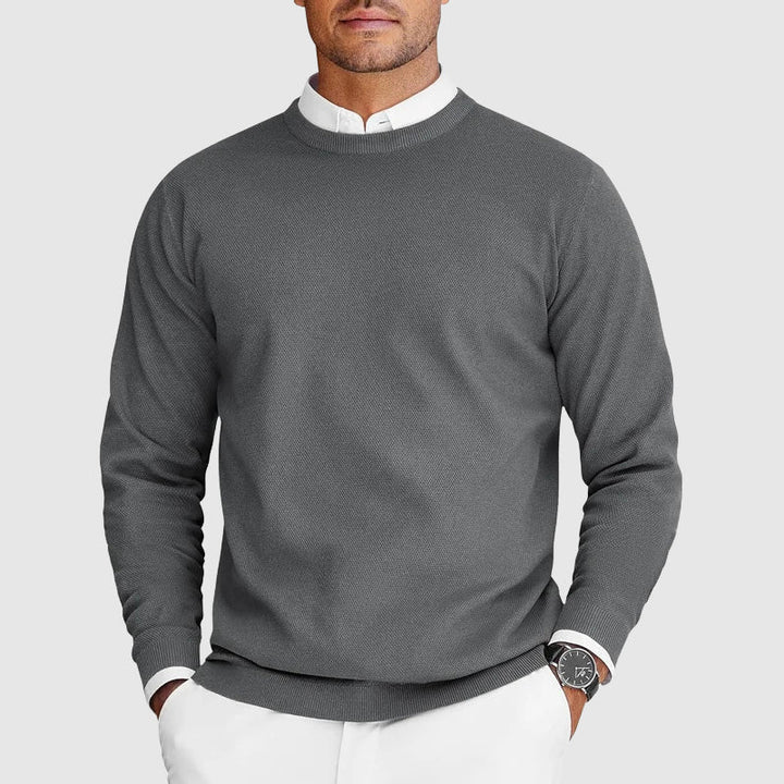 Corvyn - Soft-Touch-Rundhalspullover