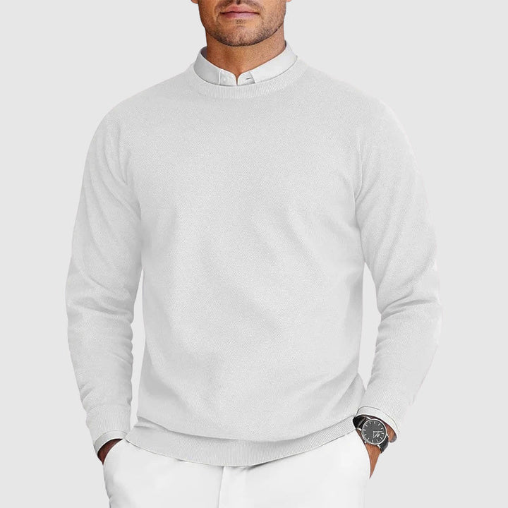 Corvyn - Soft-Touch-Rundhalspullover