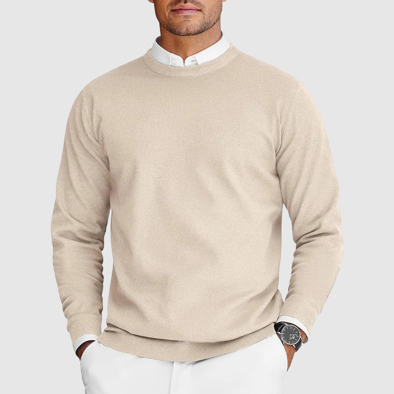 Corvyn - Soft-Touch-Rundhalspullover