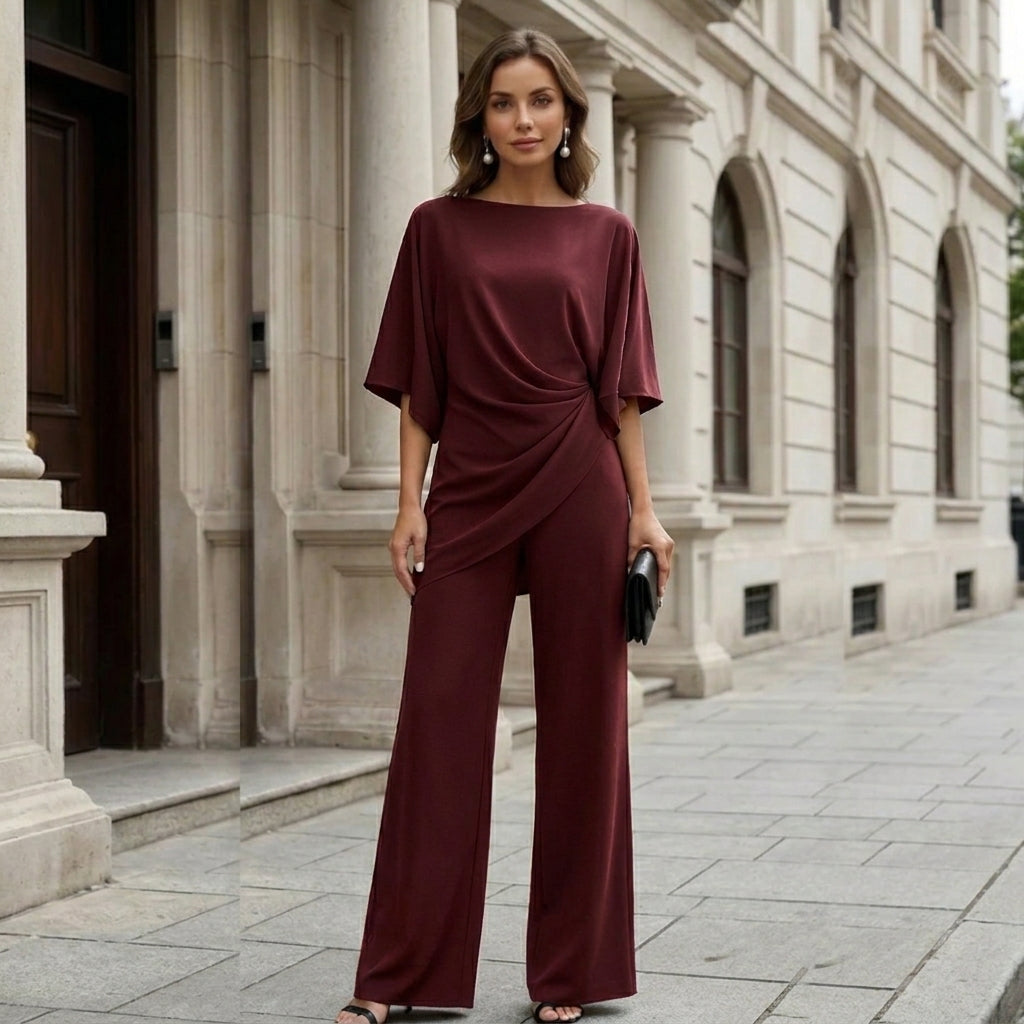 Laurisse - Eleganter Zweiteiler mit Cape-Ärmeln