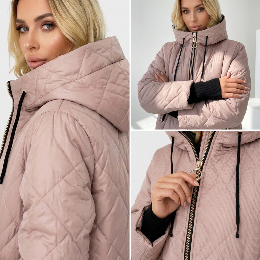 Delianne - Wattierte Kapuzenjacke