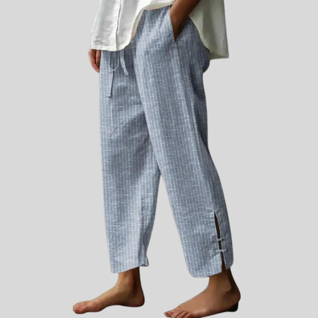 Fioravelle - Strukturierte Relaxed-Fit-Hose