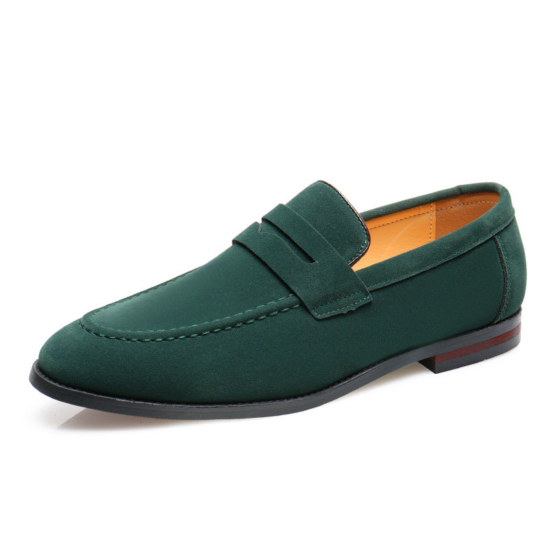 Aberic - Samtige Penny-Loafer