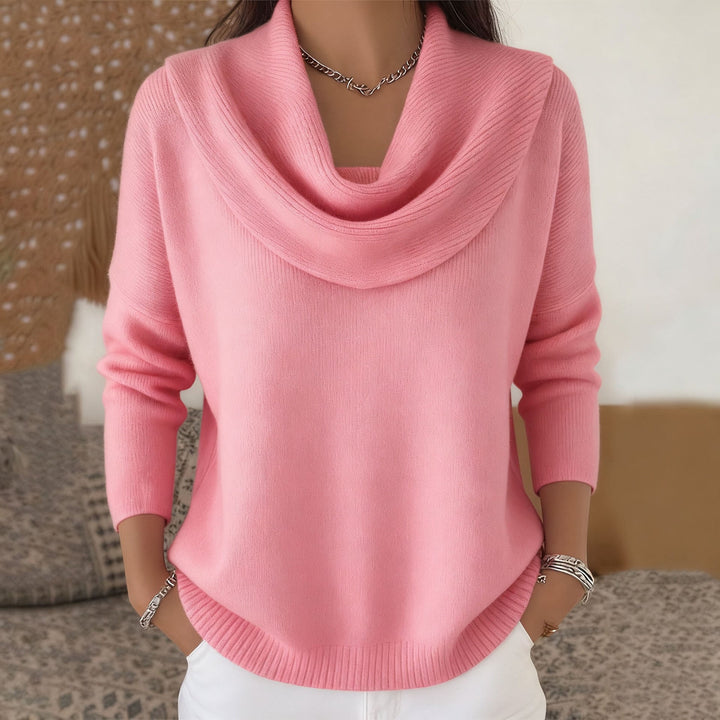Mirelia - Drapierter Rollkragenpullover