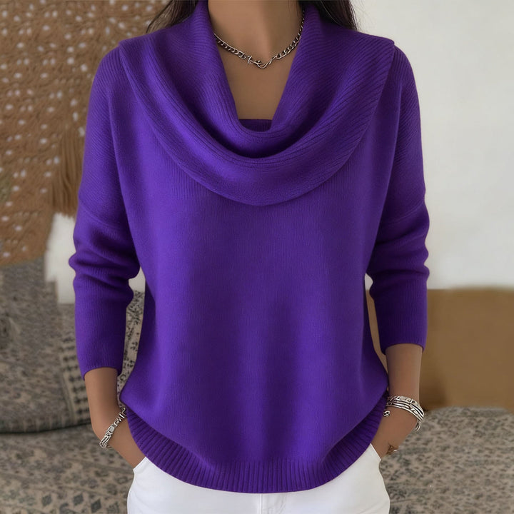 Mirelia - Drapierter Rollkragenpullover