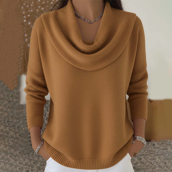Mirelia - Drapierter Rollkragenpullover