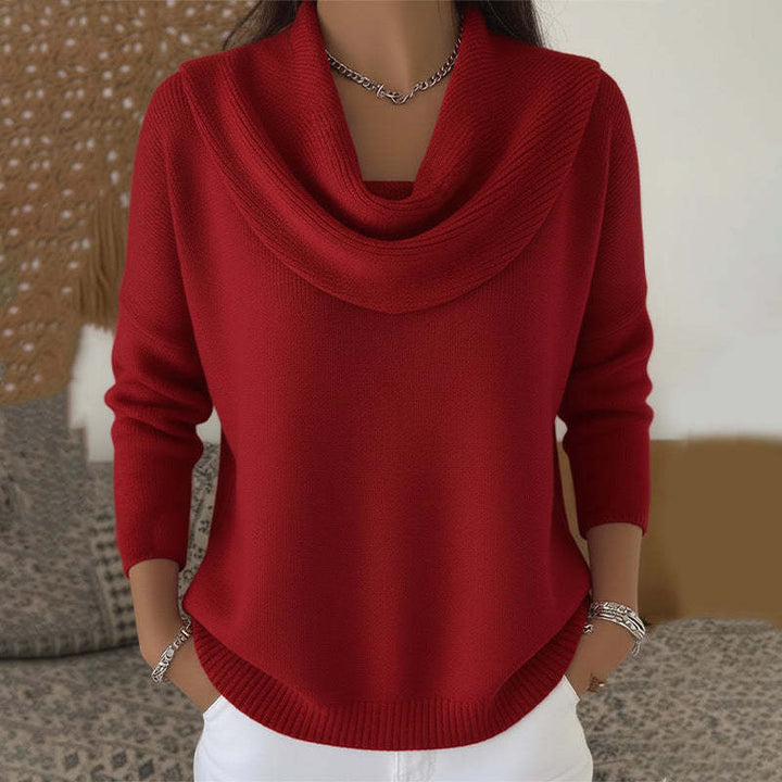 Mirelia - Drapierter Rollkragenpullover