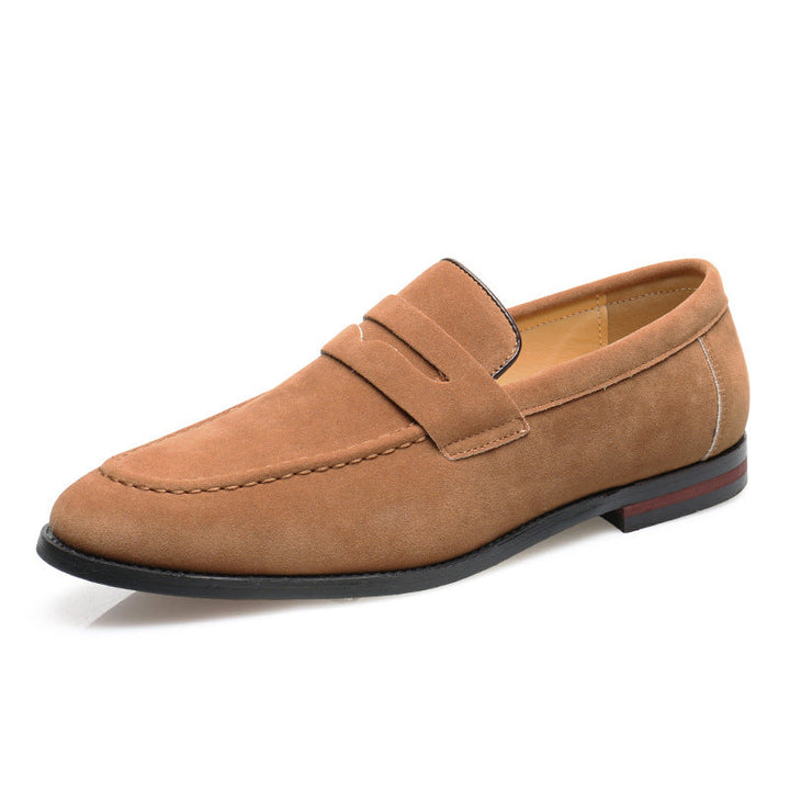 Aberic - Samtige Penny-Loafer