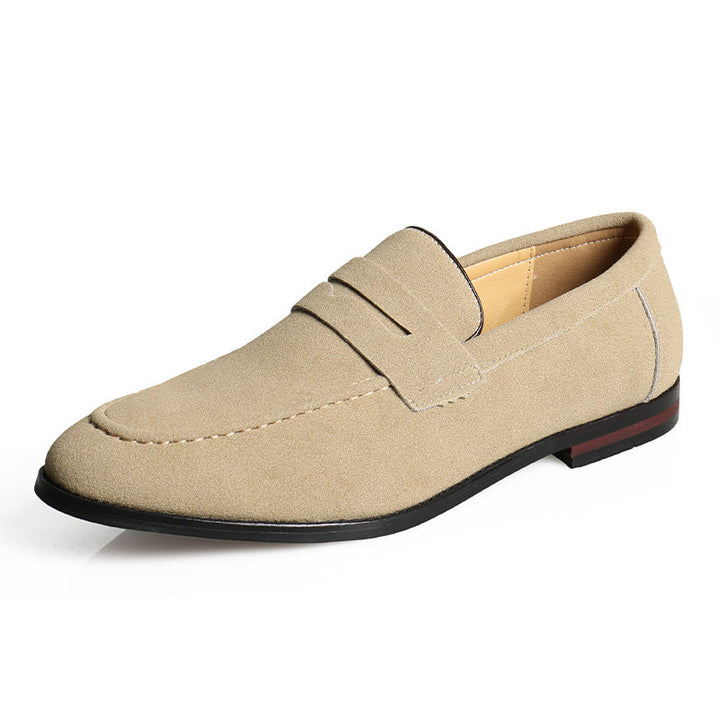 Aberic - Samtige Penny-Loafer