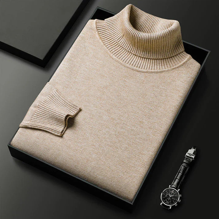 Edbert - Soft-Touch-Rollkragenpullover