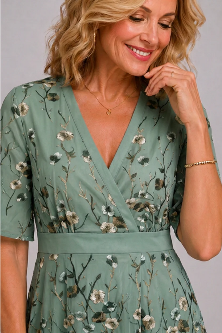 Adaline - Softtouch-Midikleid mit Blumenmuster