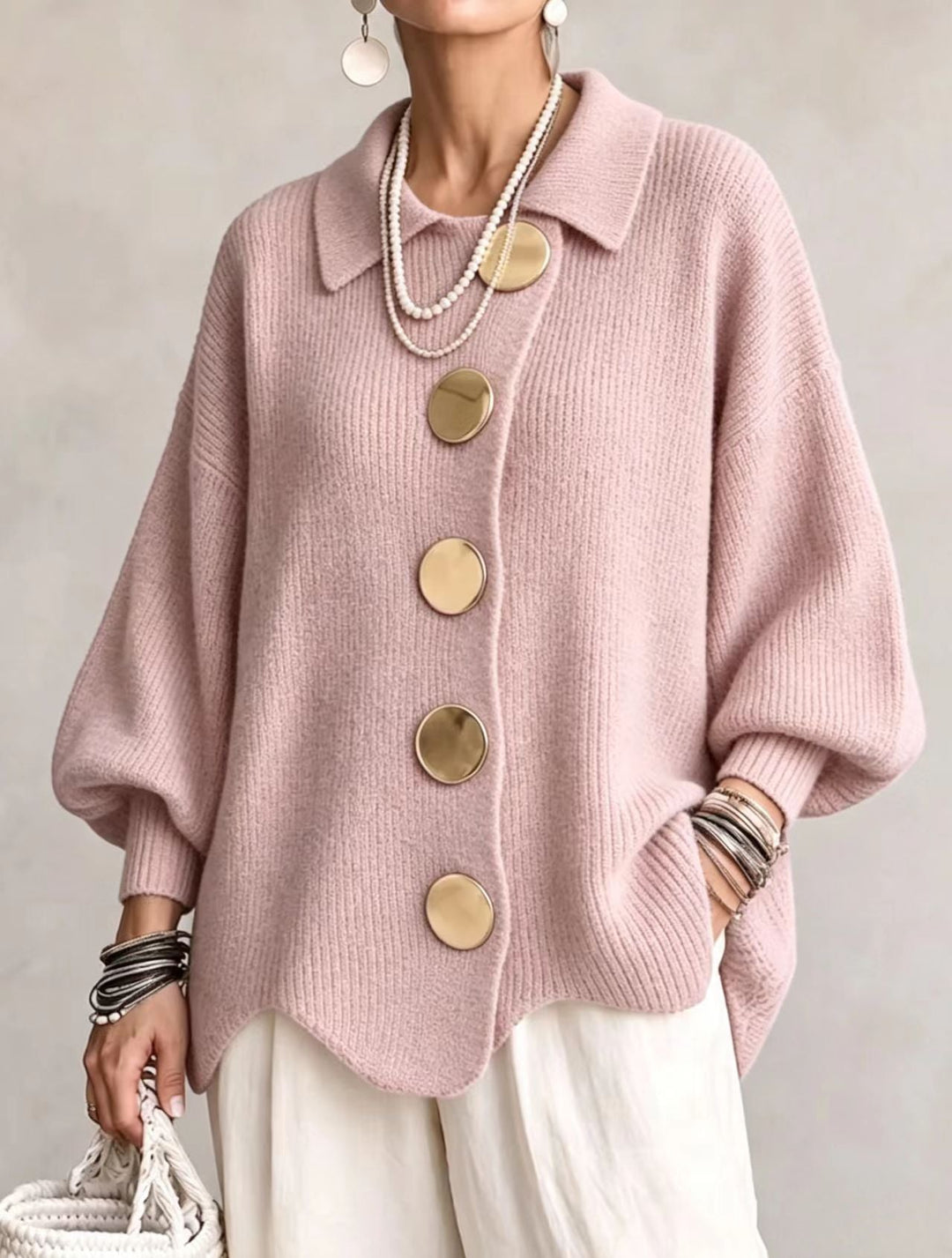 Kaelinae - Schwerer Oversize-Cardigan