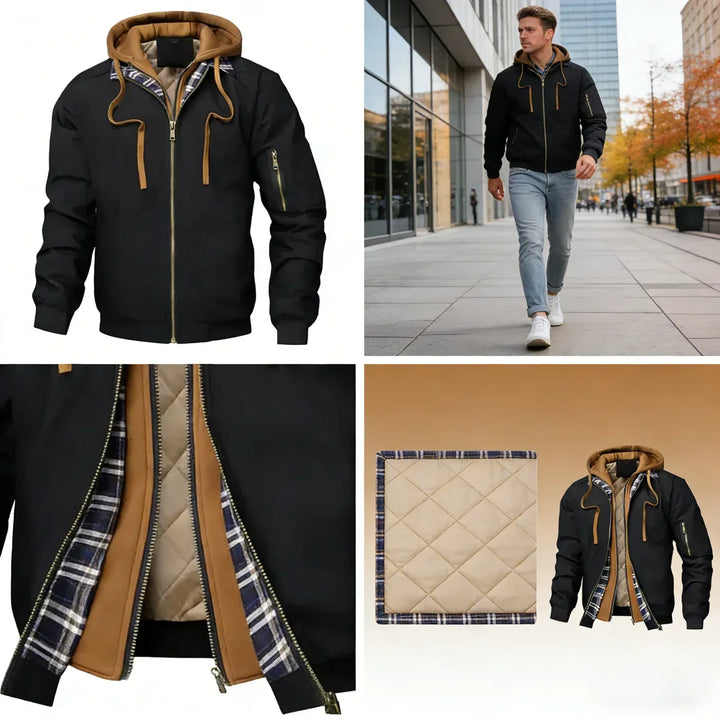 Jerome - Isolierte Outdoor-Kapuzenjacke