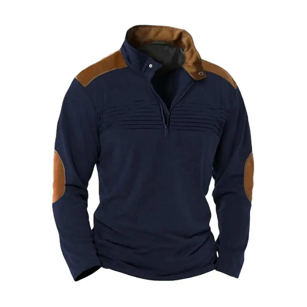 Montague - Weicher Pullover mit halbem Reißverschluss