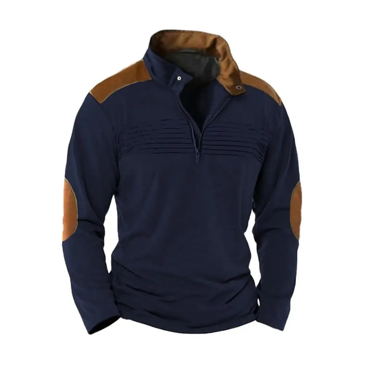 Montague - Weicher Pullover mit halbem Reißverschluss