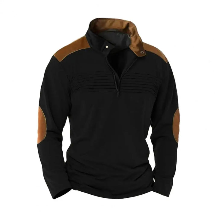 Montague - Weicher Pullover mit halbem Reißverschluss