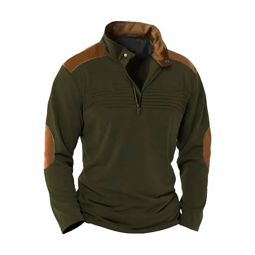 Montague - Weicher Pullover mit halbem Reißverschluss