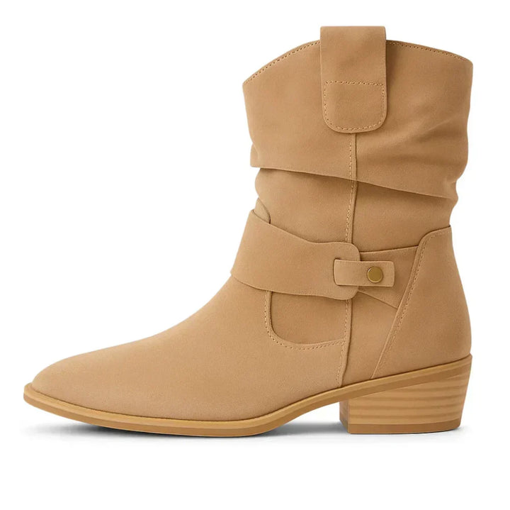 Calluna - Wadenhohe Softtouch-Stiefel mit Blockabsatz