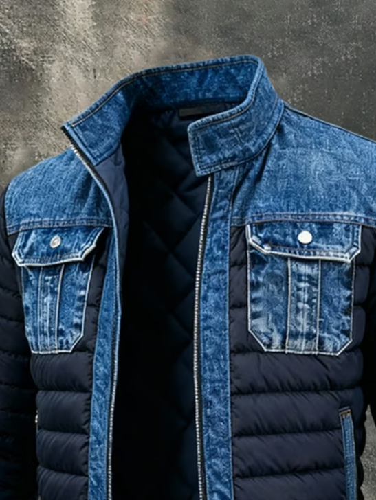 Erven - strukturierte Steppjacke