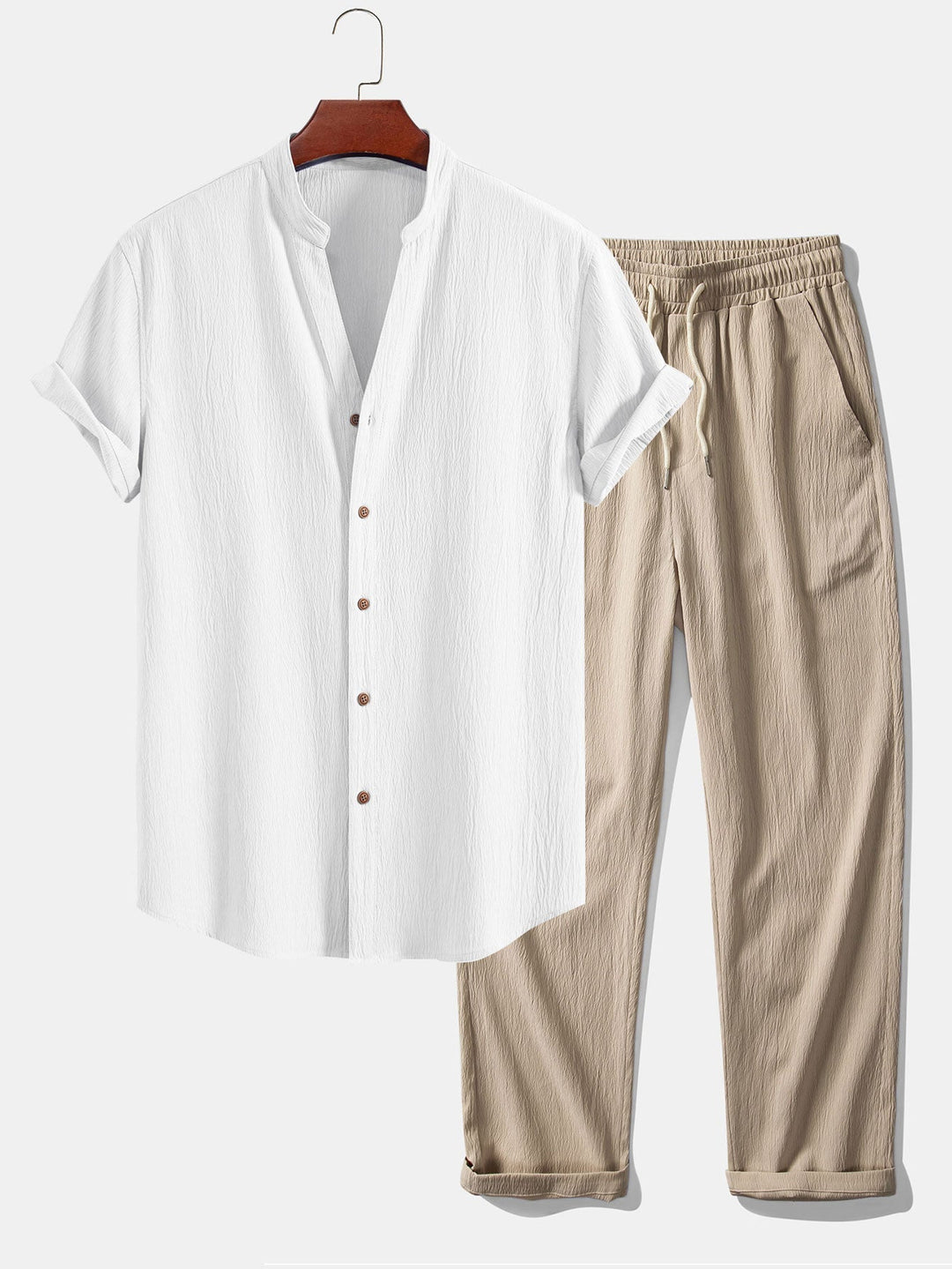 Adrian - Leichtes Sommerhemd- und Hosen-Set