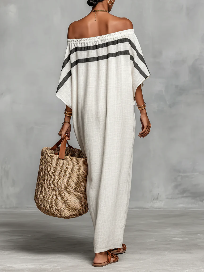 Damarielle - Elegantes Maxikleid mit Off-Shoulder-Design