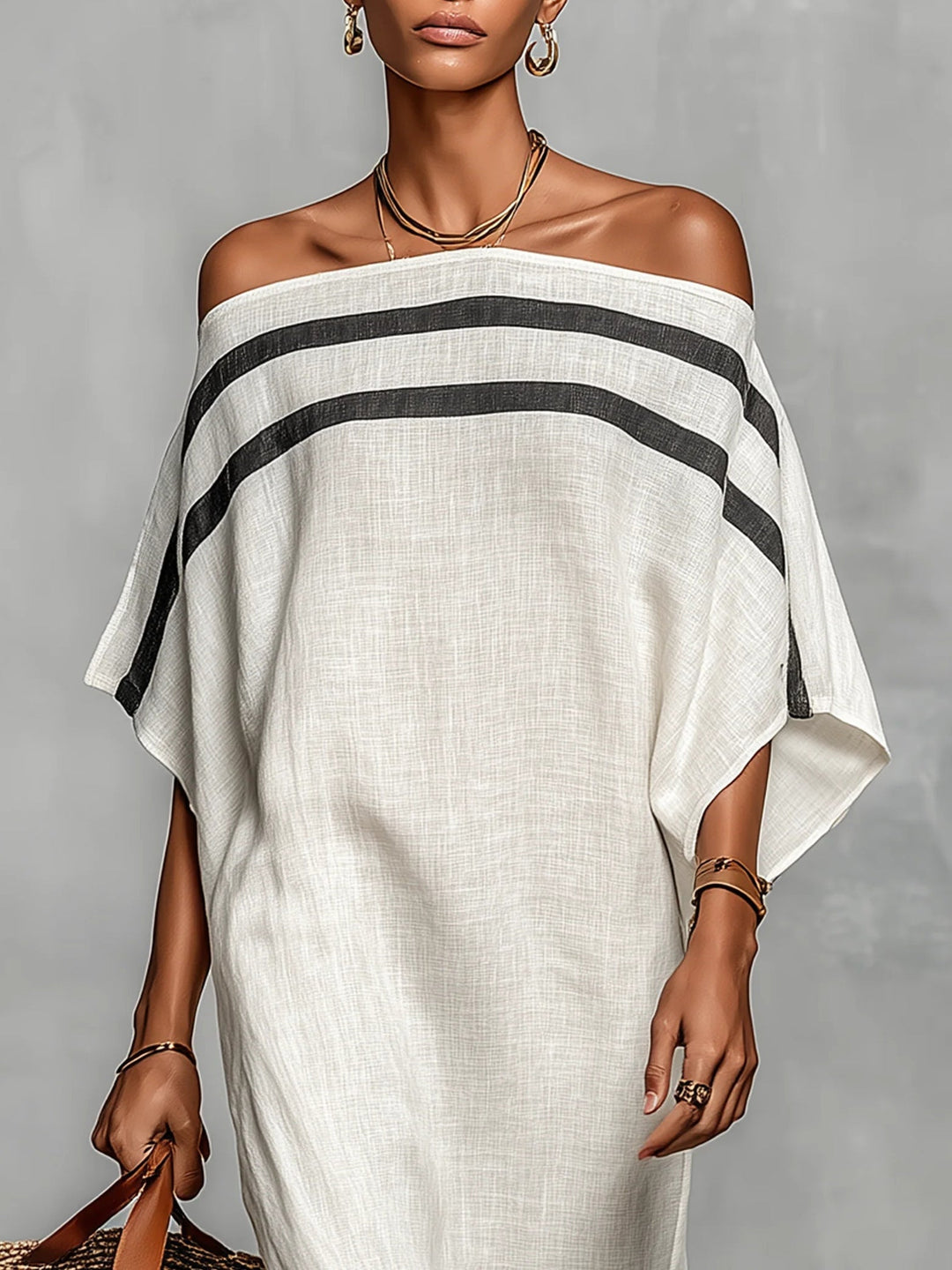 Damarielle - Elegantes Maxikleid mit Off-Shoulder-Design
