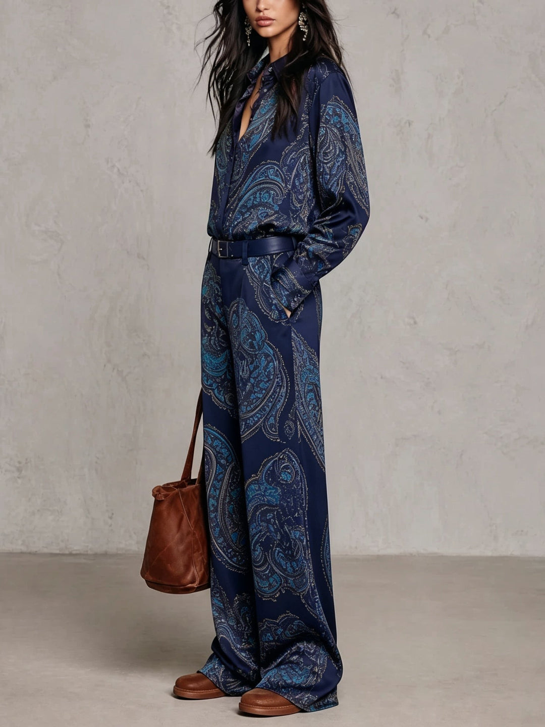 Jessamira - Seidiger Paisley-Zweiteiler