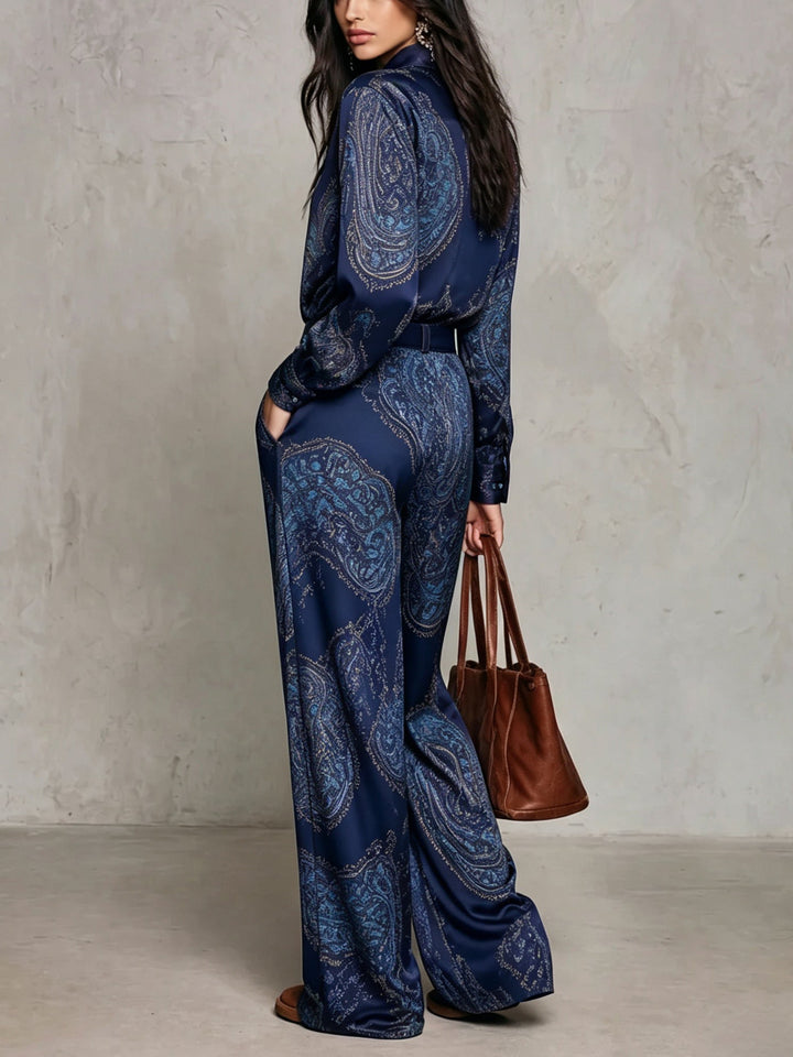Jessamira - Seidiger Paisley-Zweiteiler
